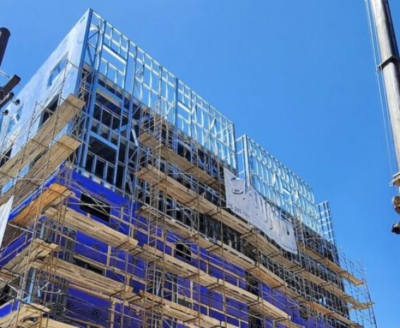 Prefabricated Cold-Formed Steel Panels Cut Costs, Speed Construction of 7-Story Tucson Apartments